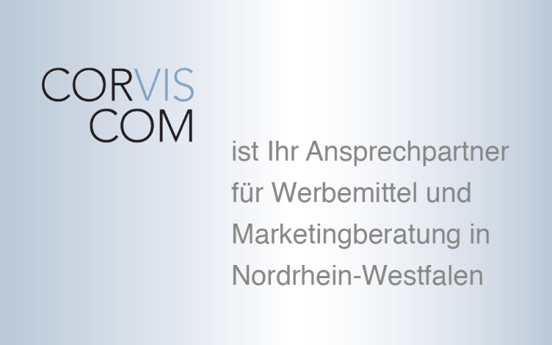 Druckerei Essen Marketingberatung Essen Corviscom Druck Messeartikel Essen